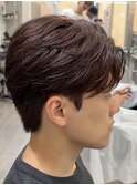 メンズ韓国マッシュシースルー