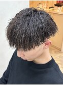ツイストスパイラルパイルツイストラウンドマッシュ眉毛