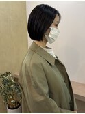 【 YUCCA 】大人可愛いブラック×丸みボブ