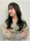 オトナ女子 10代 20代 30代 レイヤーカット オリーブグレージュ 