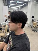 毛流れセンターパート