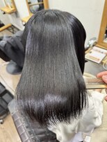 アンフィサンクミル 銀座(AnFye cinq mille) 【LULUトリートメント×縮毛矯正】極上の艶。地毛風ボブ