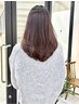 カット＋表面の縮毛矯正＋カラー＋オージュアトリートメント￥29700　髪質改善