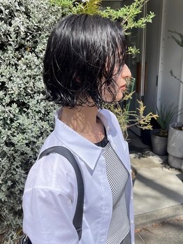 ソワ バイ ルシル(SOIE by Lucile)の写真/骨格や髪質を見極めた大人ナチュラルなショートヘア。飾りすぎない洗練されたシルエットで美しさを引き出す