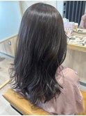 透明感グレージュ