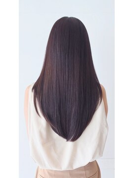 フォトンブリーロ(photon brilo) ダークパープル髪質改善酸熱Vertex+ホリスティックカラー
