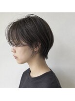アンリエラ(Unliera)&nbsp;ショートボブ/暗髪グレージュ/松山美容室