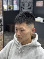 ケースタイル(K-style)&nbsp;クロップ　スキンフェード　ポマード仕上げ
