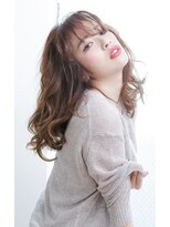 メルクマール(MERKMAL) うざバングが魅力大人のセミロング