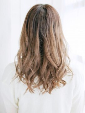 ヘアメイク ナル(hair make nalu) ゆるふわミックスベージュスタイル