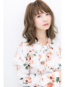 カバーヘア イヴ 戸頭店(COVER HAIR EVE) 抜け感演出無造作カール小顔ルーズセミディZ戸頭20代30代40代