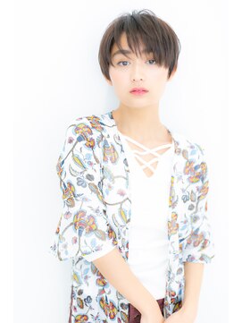 カバーヘア イヴ 戸頭店(COVER HAIR EVE) アシンメトリー×黒髪小顔マッシュショートZ戸頭30代40代50代