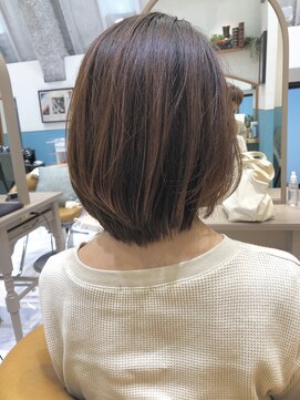 ロンド レグリーズ 立川(Lond leglise) 伸ばしかけ/簡単スタイリング/大人ボブ〈深味信也〉