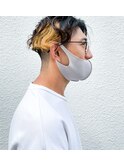 【guest snap】センターパート×アクセントカラー
