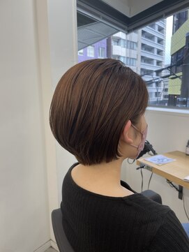 エイト 恵比寿店(EIGHT ebisu) ナチュラルベージュブラウン大人スッキリショート