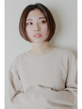 モリオ フロム ロンドン 大宮2号店(morio from London) 【なかじま ひびき】センターパートナチュラルボブ