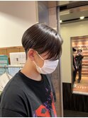 ナチュラルストレートセンターパート