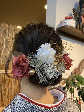 ヘアクリニックサロン アゲート(Hair Clinic Salon Agate) ヘアセット／水引き