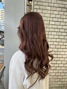 カフェアンドヘアサロン リバーブ(cafe&hair salon re:verb) ほんのりやわらかいピンクカラー☆