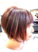 前下がり抜け感キュートボブ☆