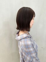 テミルヘアー(TEMIL HAIR) 白髪ぼかしハイライト外ハネボブ艶髪グレージュカラー