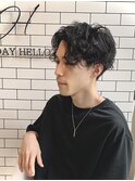 20代イケメンビジネスニュアンスパーマ【京都駅】