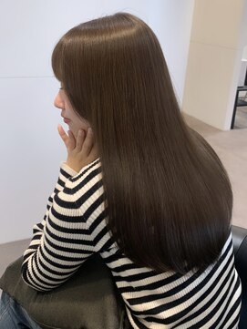 リアン 新城店(Rian) 艶感前髪ワンカールサイドバングくびれ丸みヘア美髪大人美人