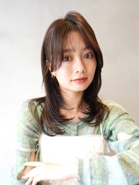 ニコ トウキョウ 渋谷(nico TOKYO) ミディアムレイヤー/韓国ヘア/レイヤーカット/顔周りレイヤー