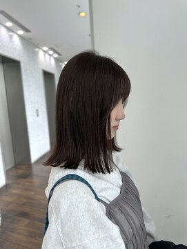 ザック ヴィ(ZACC vie) 7トーン / マロングレージュ/ 切りっぱなしミディアム