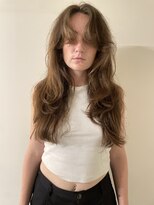 ノラキチジョウジ(NORA KICHIJOJI)&nbsp;ウルフボブロングレイヤー耳かけフェイスレイヤーレイヤーボブ