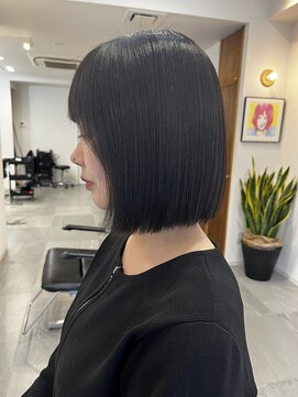 コニー アンド リリー(conne&riri) dark blue +bob