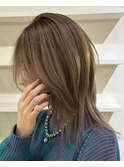 シャドルーツ、レイヤーカット、ナチュラルベージュ