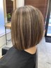 生え癖改善カット＋白髪ぼかしハイライト＋トリートメント＋ヘッドスパ