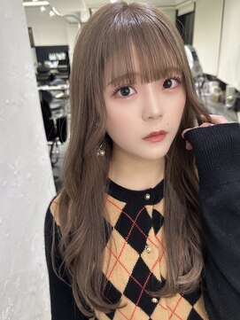 ポプルス(popls) ブリーチダブルカラーミルクティーベージュ