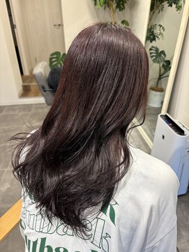 リノ(Lino.) ツヤ感*ラベンダーブラウン