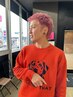 メンズブリーチオンカラー  