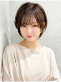 ひし形ショートボブレイヤーイメチェン美髪ホワイトブロンド