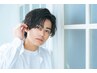 《メンズ限定》 カット+眉カット+クイックマッサージ　￥5500
