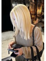 ノラ ヘアーサロン(NORA HAIR SALON) ケアブリーチホワイトブランドカラー