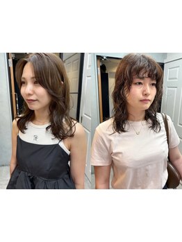 【伏見】いつもと違う質感で扱い易く乾かしただけでオシャレなパーマが◎