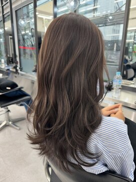 アルドーレフィエロ シンサイバシ(Ardore fiero shinsaibashi) ブリーチなしダブルカラー☆マロンベージュ☆20代30代40代