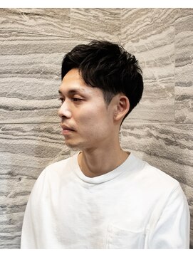 トリム 渋谷(trim.) アップバングショート/サーフカール/刈り上げセンターパート