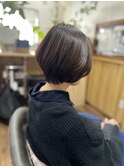 30代40代50代大人女性ショートボブ/上品カラー