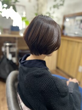 ボンデクリック(bondeclic) 30代40代50代大人女性ショートボブ/上品カラー