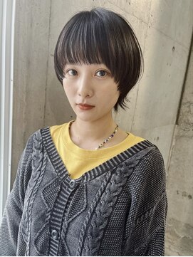 ムード(mood) マッシュショート/マッシュウルフ/ショートカット/小顔ショート/