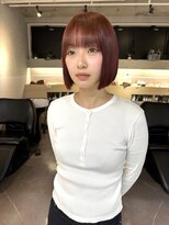 エマノン(EMANON) 福岡天神 髪質改善 ブリーチなしカラー ワインレッド