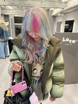 ロテサカエ(Lote.Sakae)&nbsp;着物ヘア/大人ガーリー/ダークアッシュ/似合わせカット/名古屋