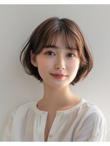 デイジー(Daisy)&nbsp;大人可愛い◎透明感ふんわりショートボブ×ブラウンベージュ