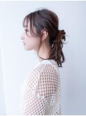 デザインカラー/レイヤーカット/ウェットヘア/オリーブベージュ