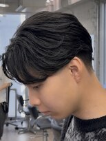 オーバル ジングウマエ(OVARL jingumae) フェザーショートパーマセンターパート